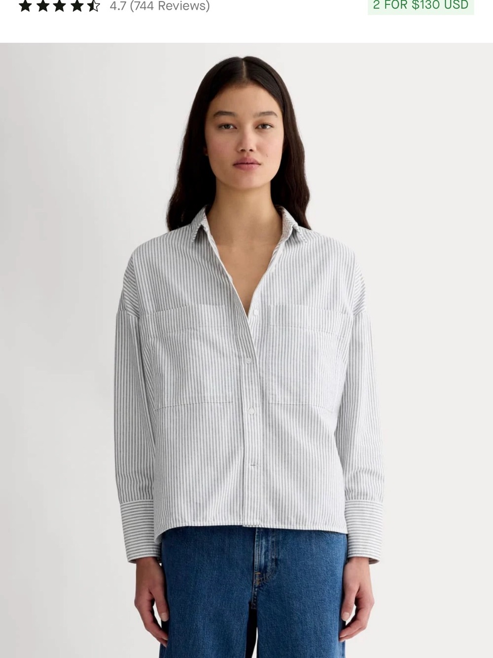 Everlane Boxy Oxford Shirt